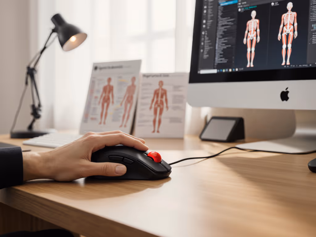 PC Mouse Trackball: Ergonomic Relief for Wrist Pain